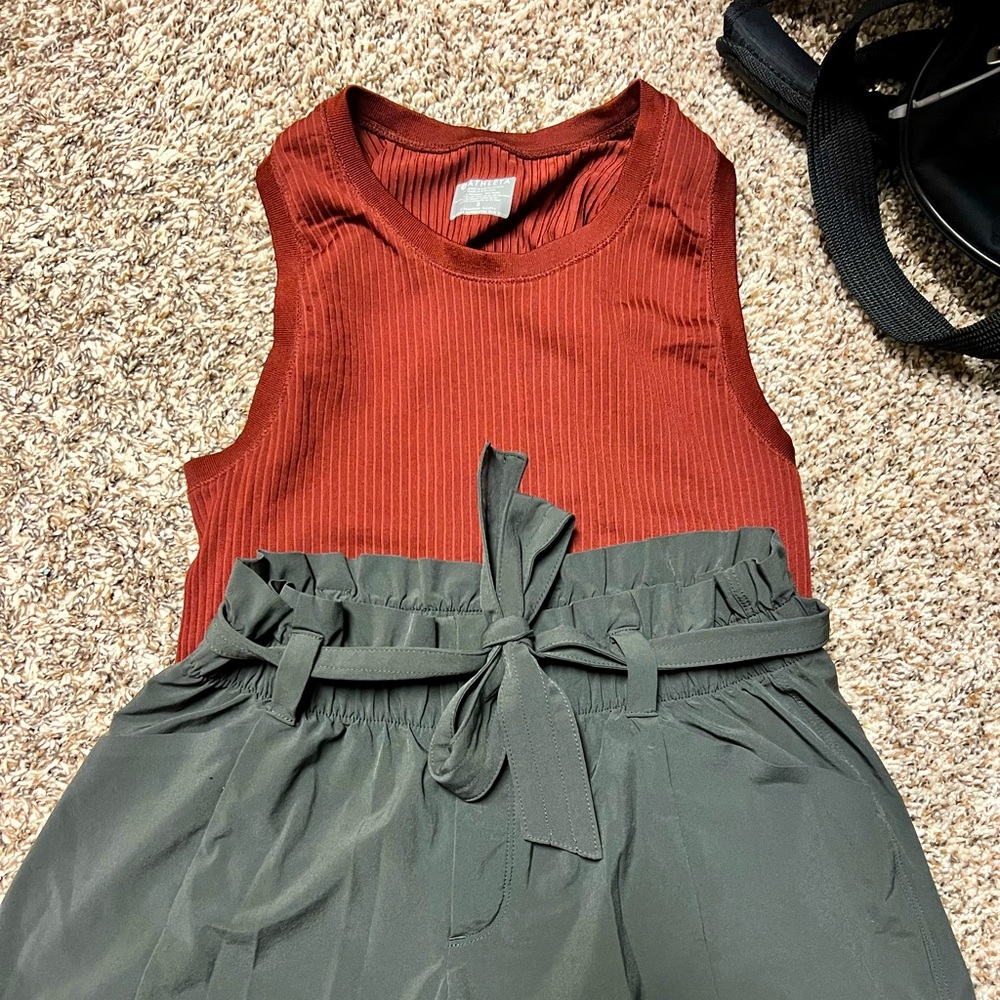 Athleta tank top. Rust color. Size small.